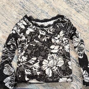 Floral Lace Long Sleeve Top